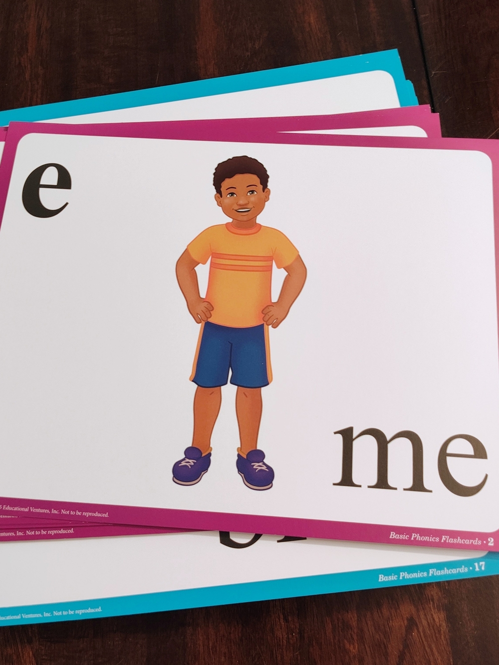 Basic Phonics Flashcards - Blue/Pink - Picture 2 of 7